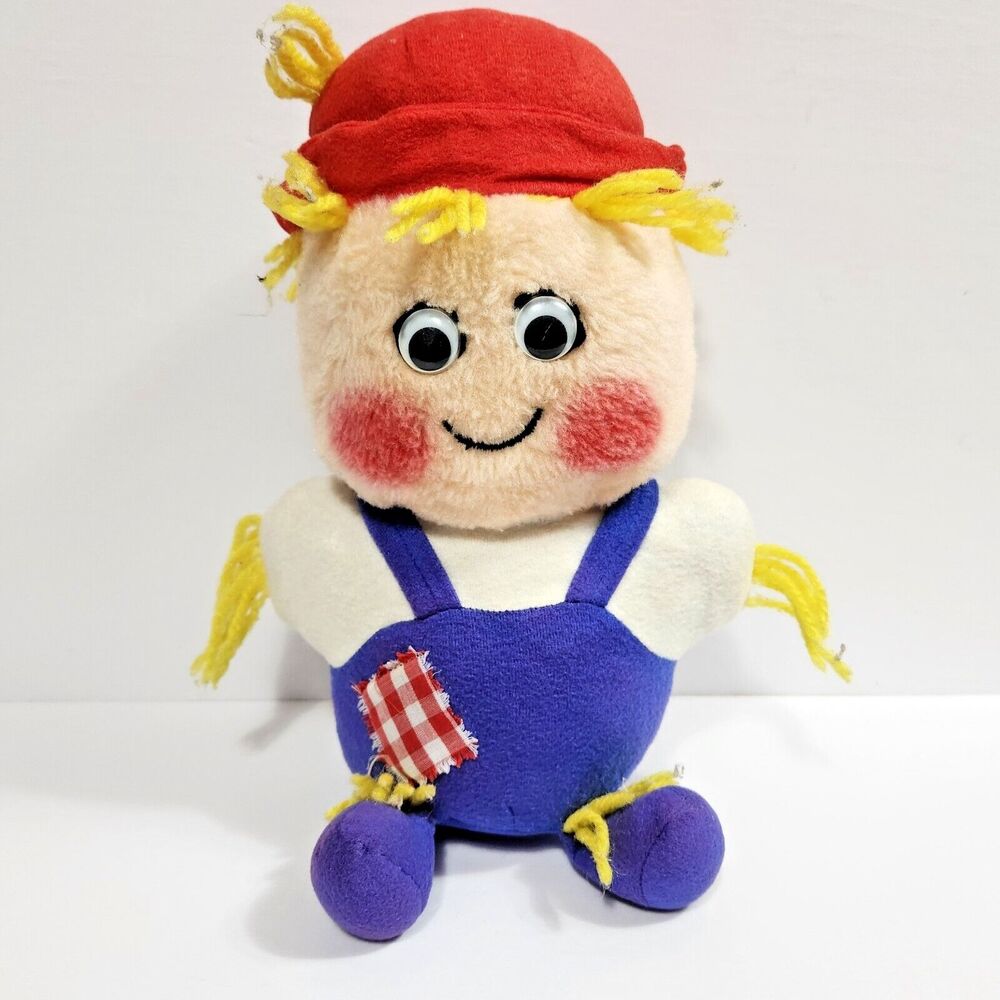 Vintage Trudy 1983 Del Monte Country Yumkin Plush Shoo Shoo Scarecrow 13" Inch